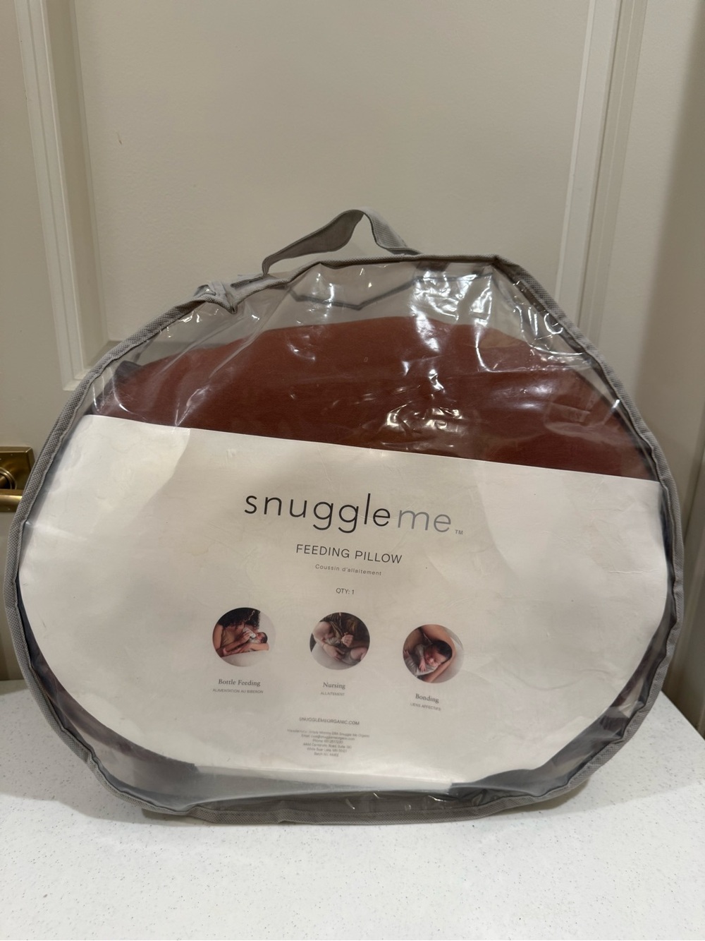 Snuggle Me Organic Feeding Pillow ~ Used 1X - Picture 2 of 7